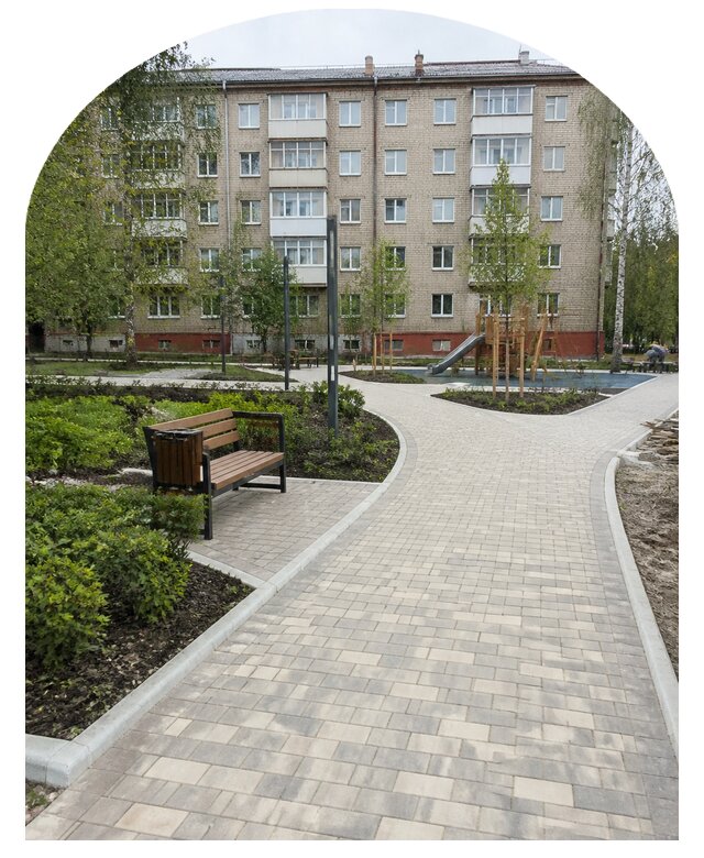 Благоустройство двора МКД под ключ в Нижнем Новгороде от 260525 р. | Метпроект-Ннн