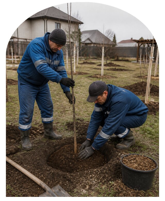 Посадка плодовых деревьев в Нижнем Новгороде по цене от 2605 р. | Метпроект-Ннн